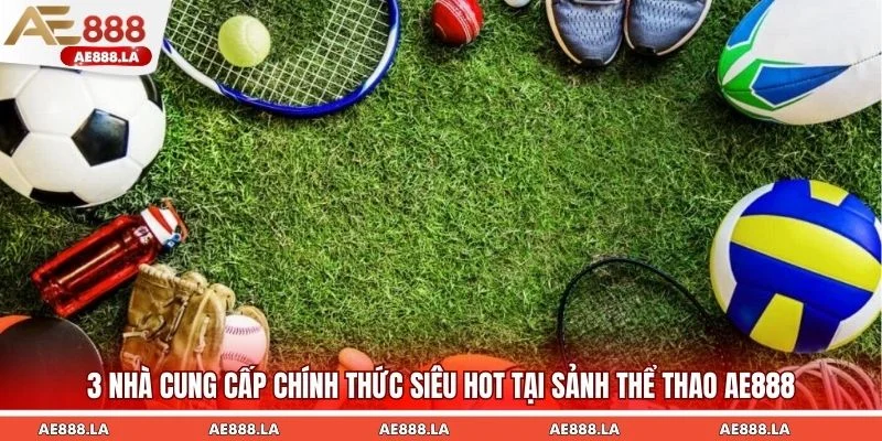 Bật mí 3 nhà cung cấp chính thức siêu hot tại sảnh thể thao nhà cái