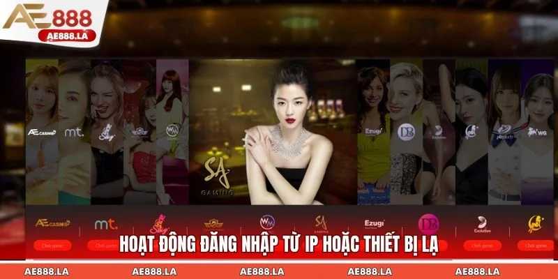 Khi hệ thống phát hiện bạn đăng nhập từ IP lạ sẽ dẫn đến tạm khóa tài khoản